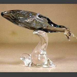 Swarovski Young Blue Whale Crystal figurine